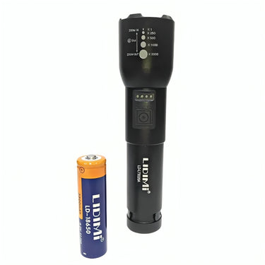 USB Rechargeable LED Flashlight Strong Light Zoom